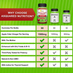 aSquared Apple Cider Vinegar Gummies with The Mother

