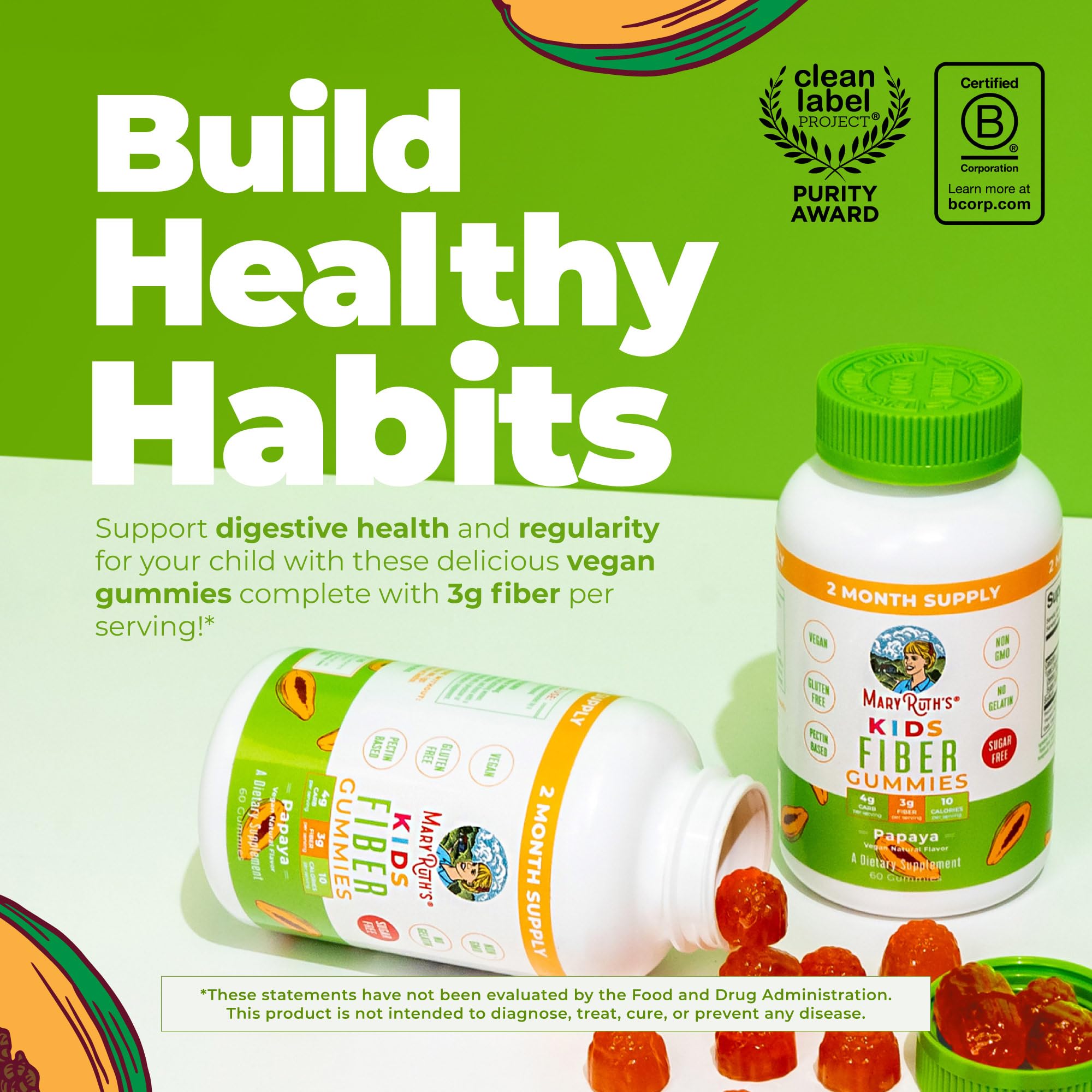MaryRuth's Fiber Gummies – Digestive Support

