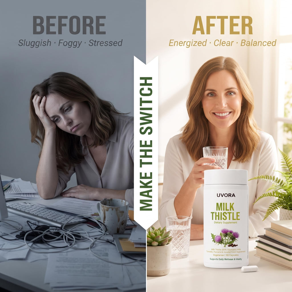 Uvora Milk Thistle Detox Liver Support

