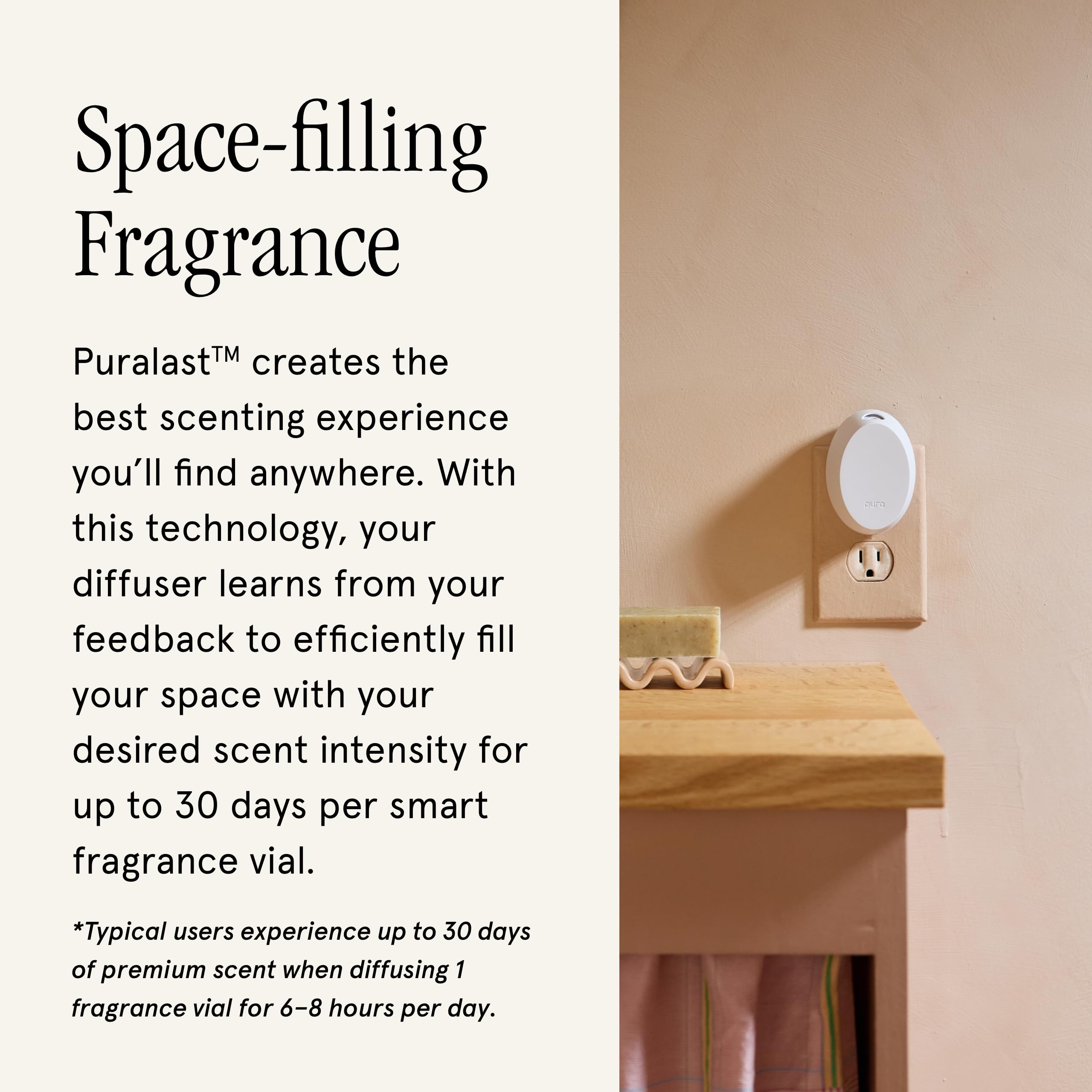 Pura Home Mini Fragrance Diffuser for Small Spaces | Smart WiFi

