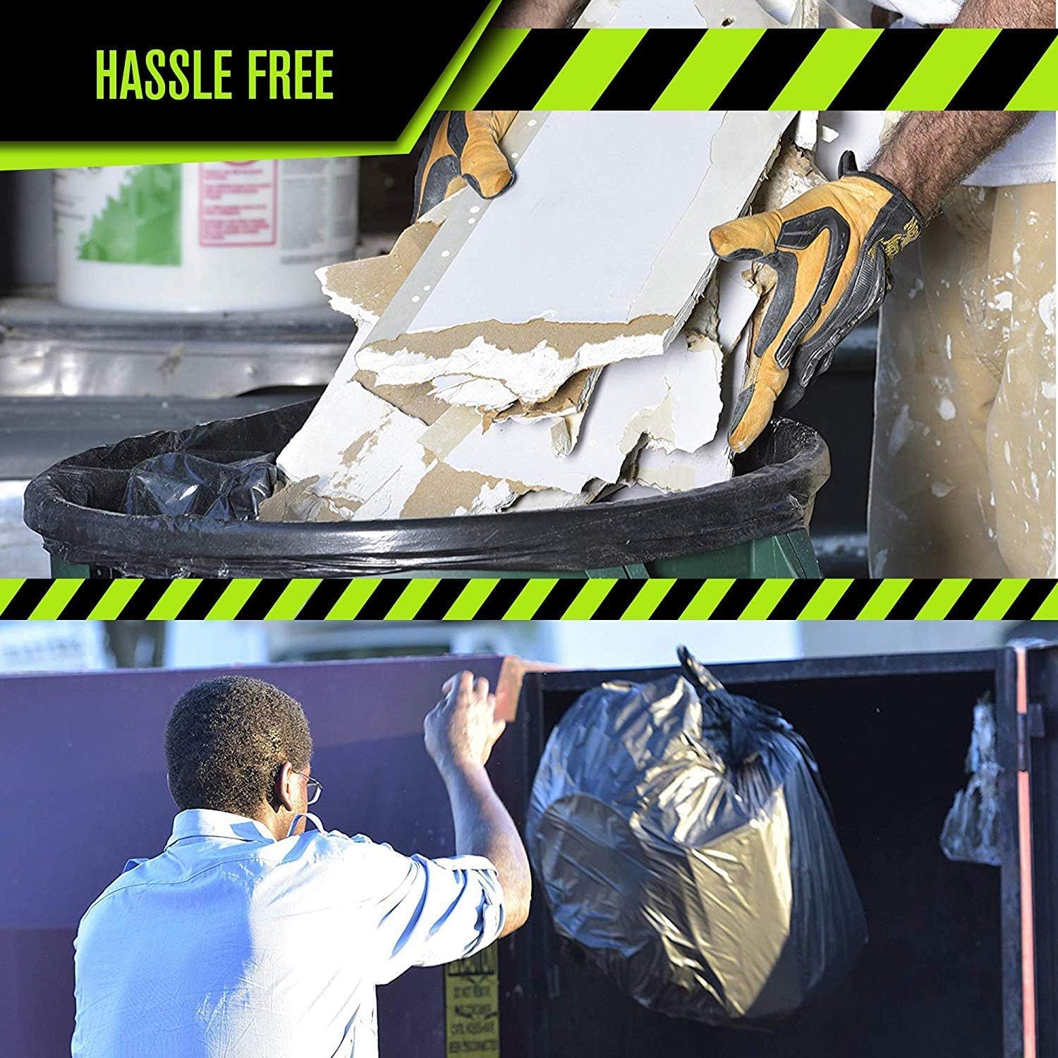 Aluf Plastics Heavy-Duty Garbage Bags

