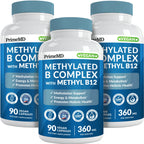 Methylated B Complex with Methylfolate and B12 for Energy and Brain Support