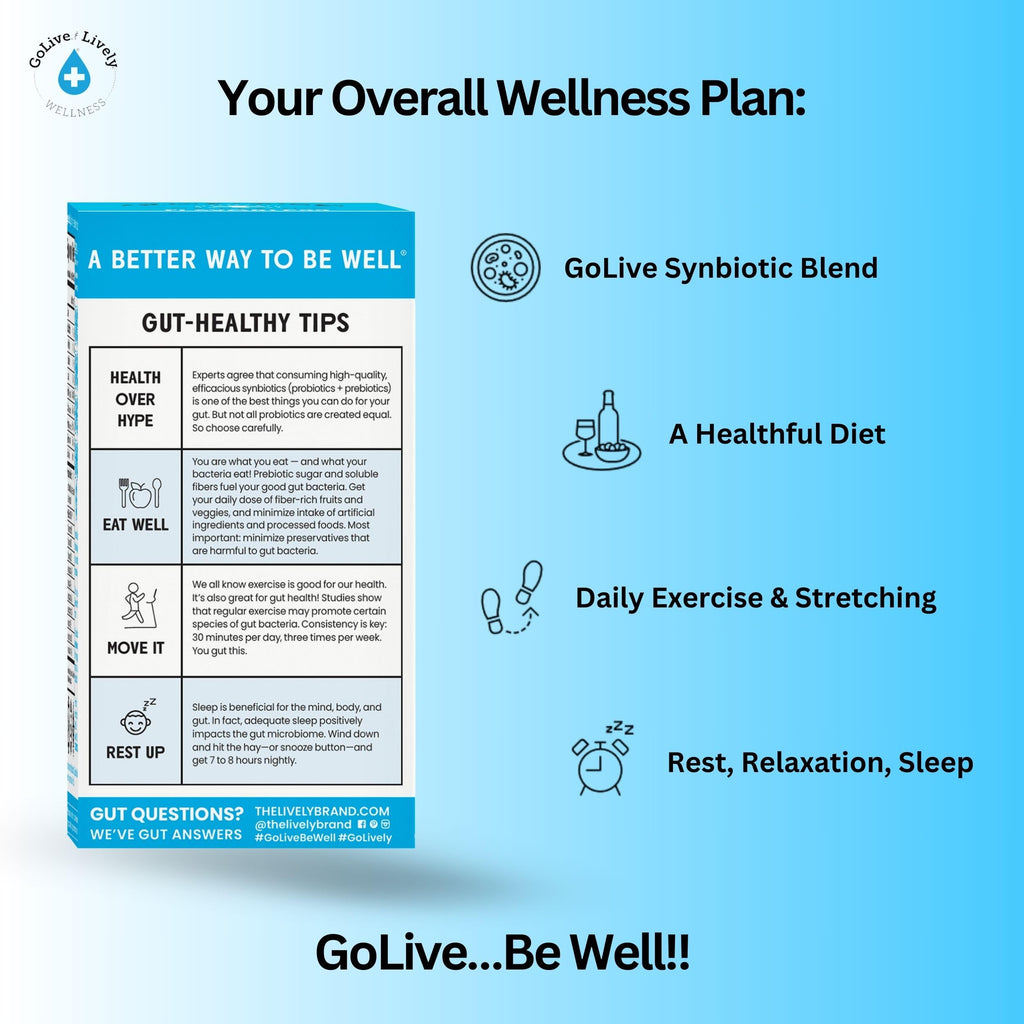 GoLive Synbiotic Probiotic & Prebiotic Powder

