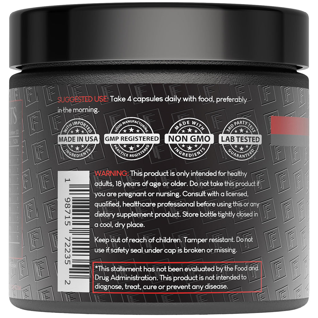 Nitric Oxide Supplement - Formulation Factory Heart of Steel


