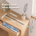Extendable Microfiber Duster with Double-Head

