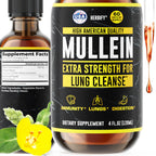 Herbify Mullein Drops Lung Cleanse | Respiratory Support

