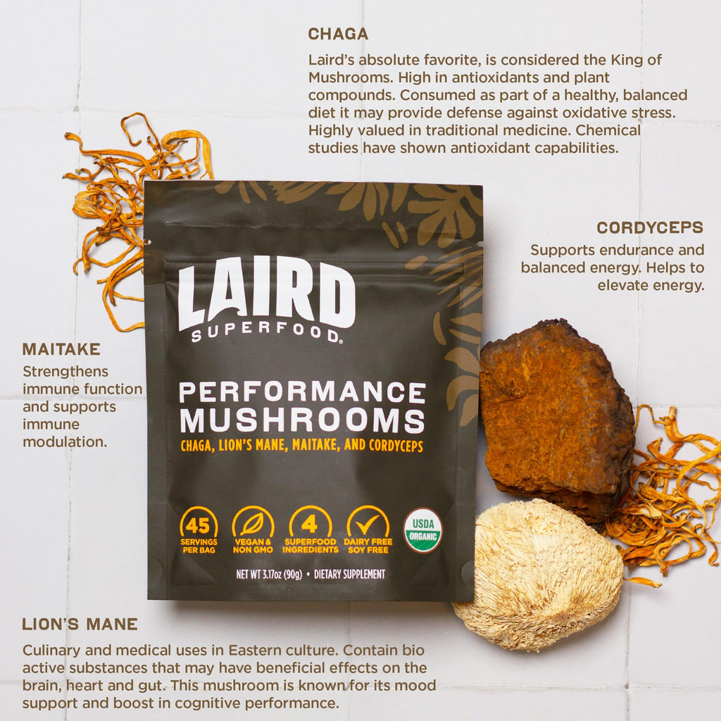 Mushroom Powder Blend for Energy | Laird Superfood

