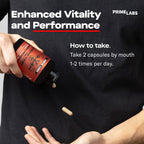 Prime Test Pro Testosterone for Men with Ashwagandha Shilajit

