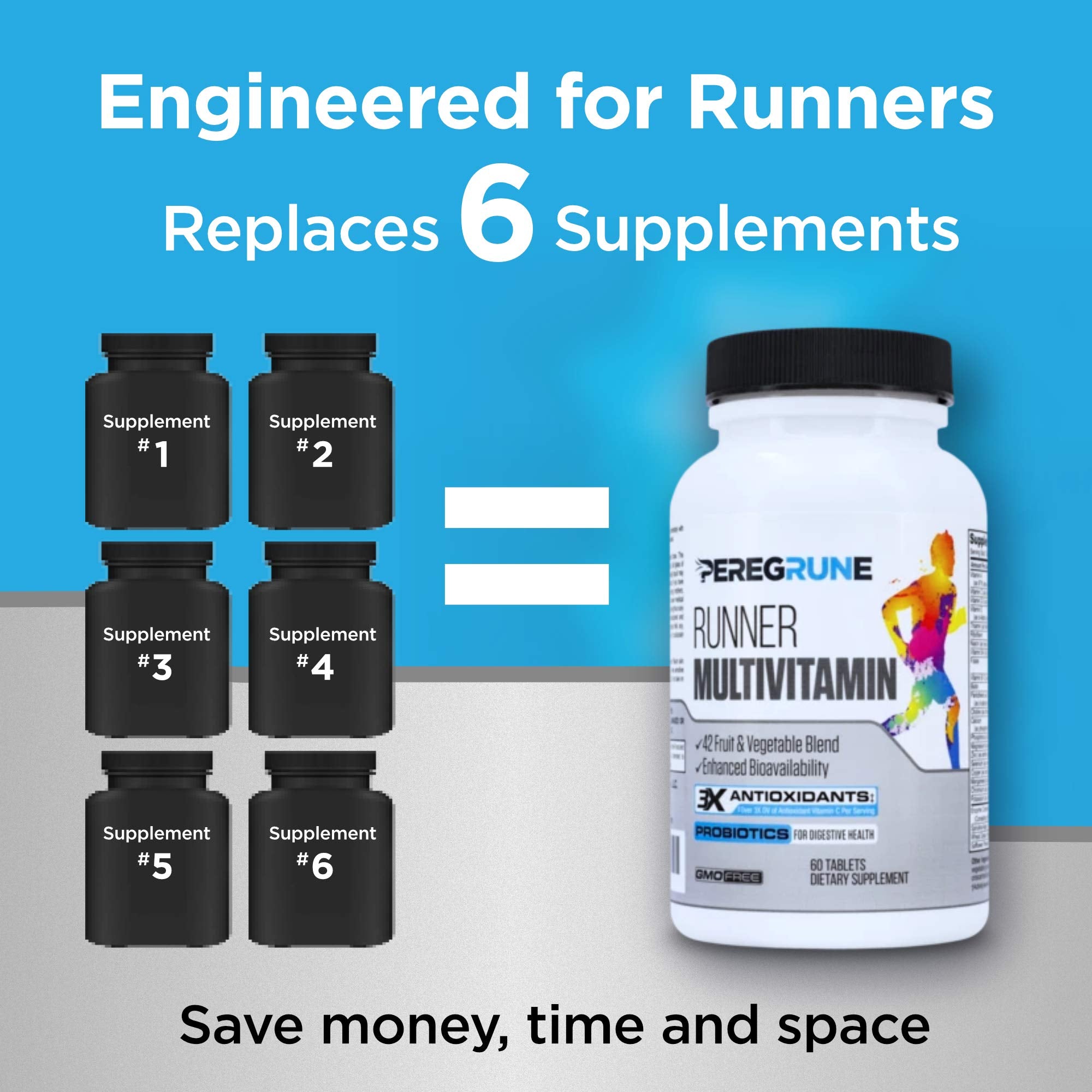PEREGRUNE Runner Multivitamin for Endurance

