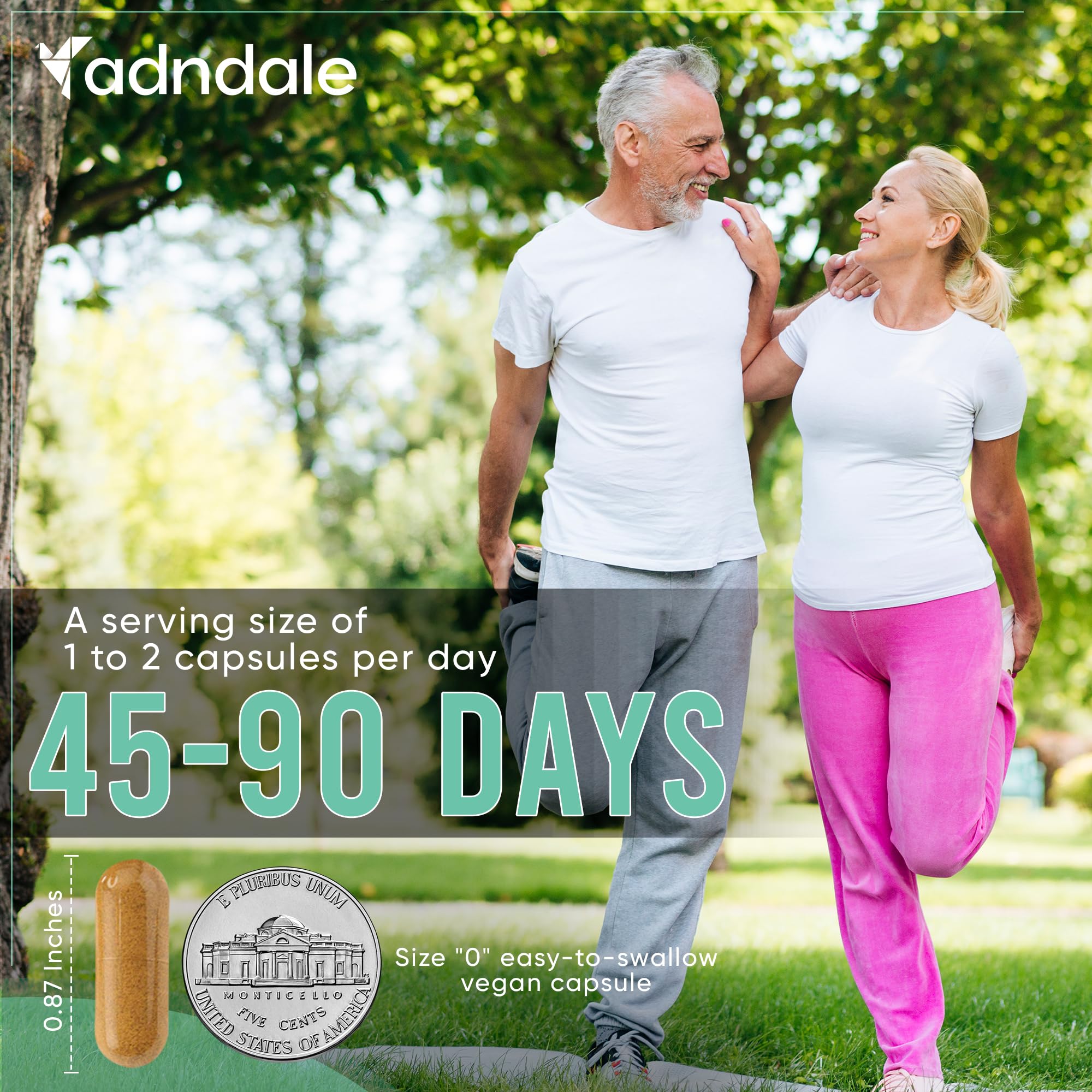 Adndale Liposomal NAD+ & Resveratrol Supplement

