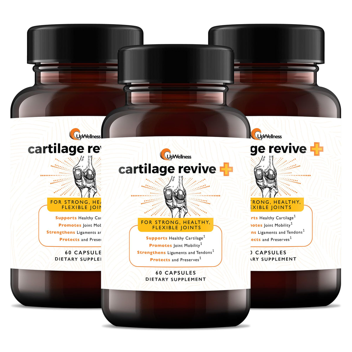 UpWellness Cartilage Revive Joint Support Type II Collagen