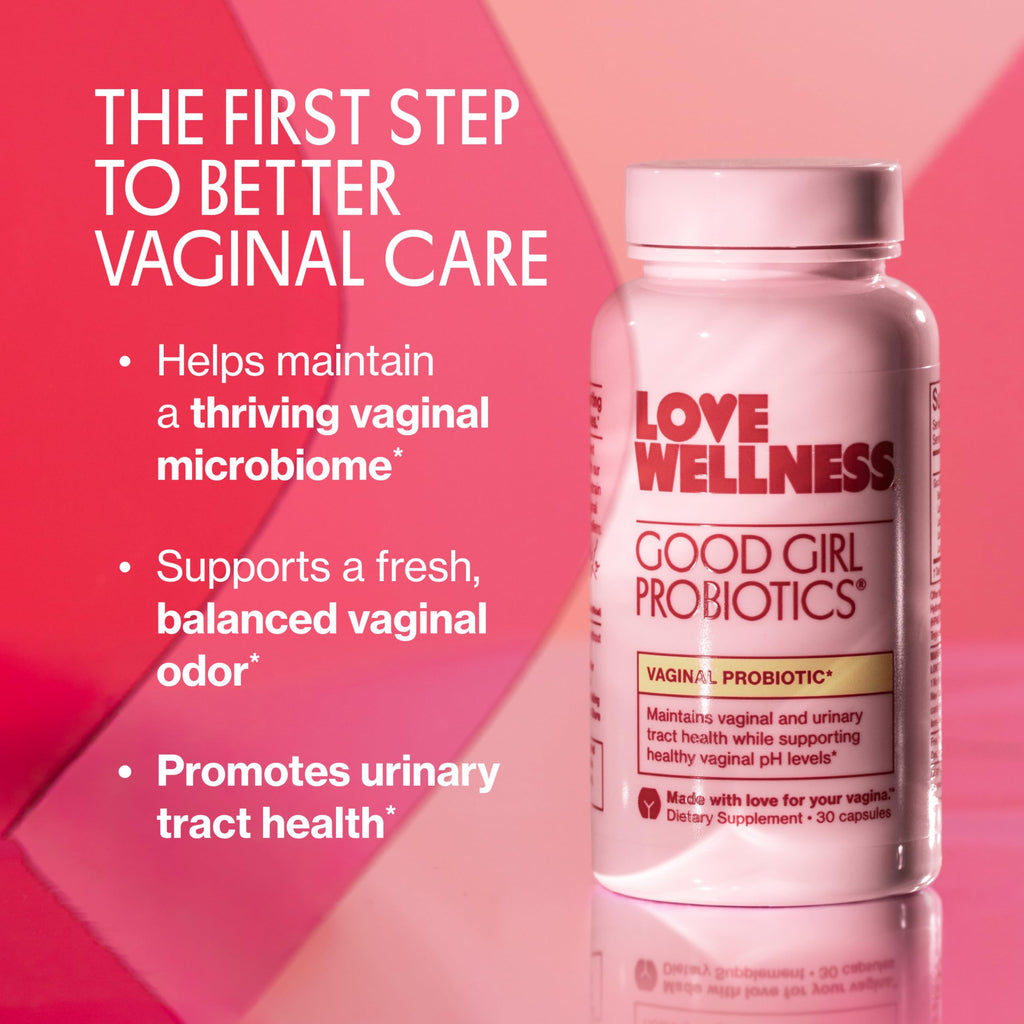Love Wellness Good Girl Probiotics | 9-Strain Vaginal Health

