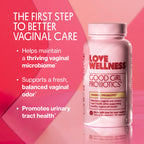 Love Wellness Good Girl Probiotics | 9-Strain Vaginal Health

