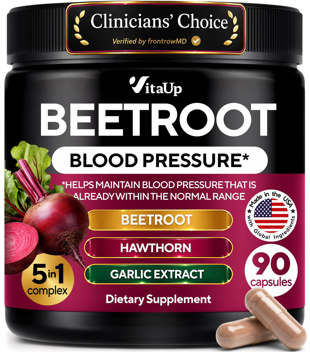 VitaUp Beetroot Supplement for Circulation