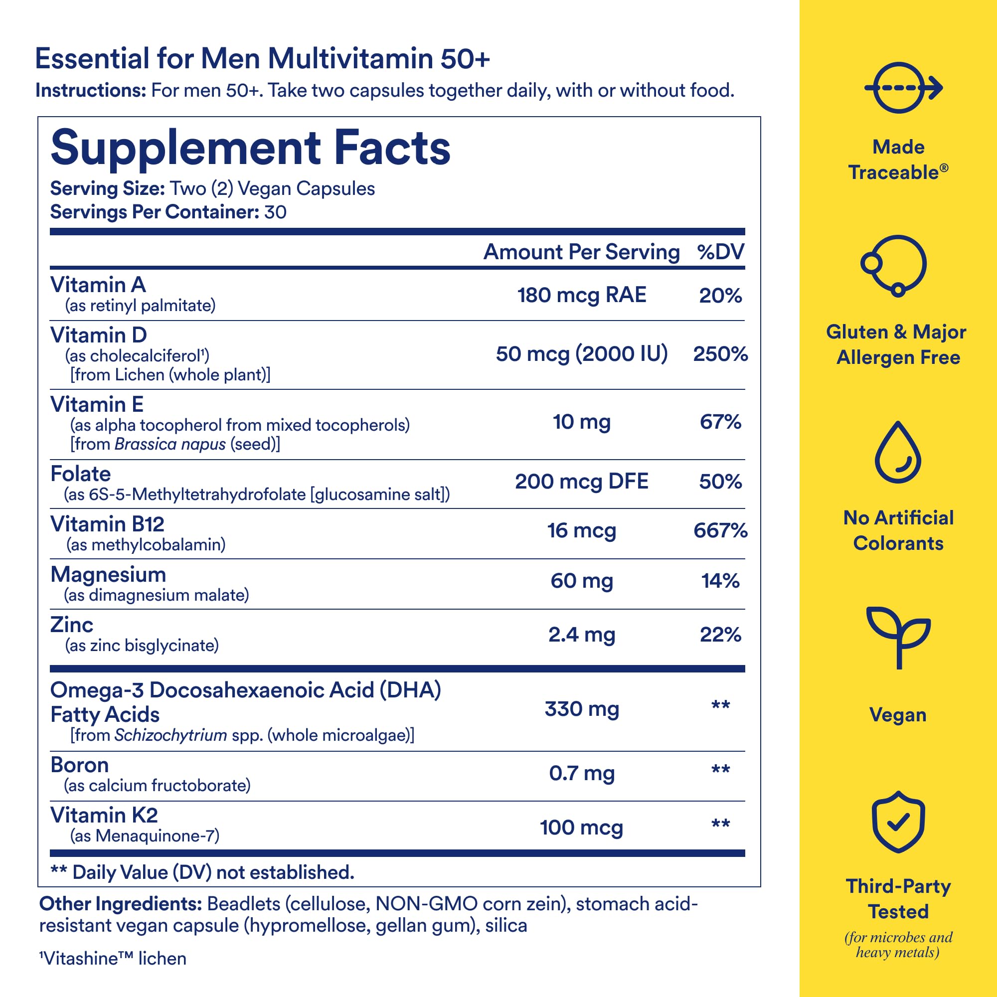 Ritual Men’s Daily Multivitamin | Essential Nutrients

