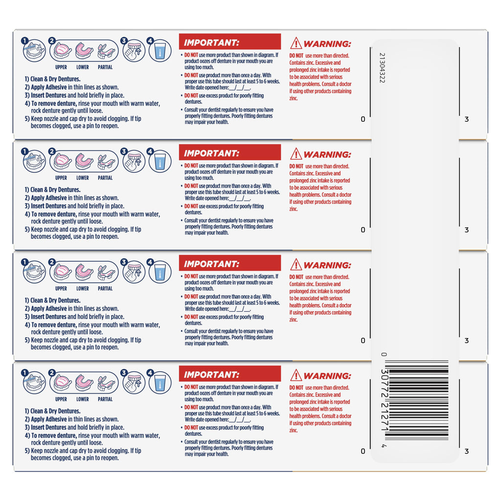 Denture Adhesive Fixodent Ultra Max Hold

