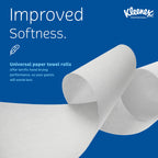 Kleenex Universal Hard Roll Paper Towels - Premium Absorbency Pockets

