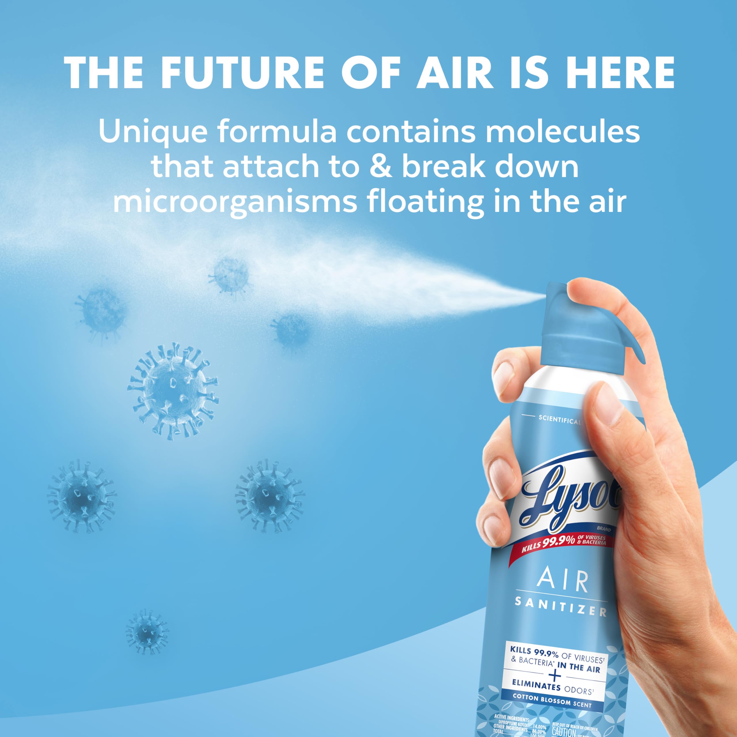 Lysol Air Sanitizer Odor Eliminator for Home & Office


