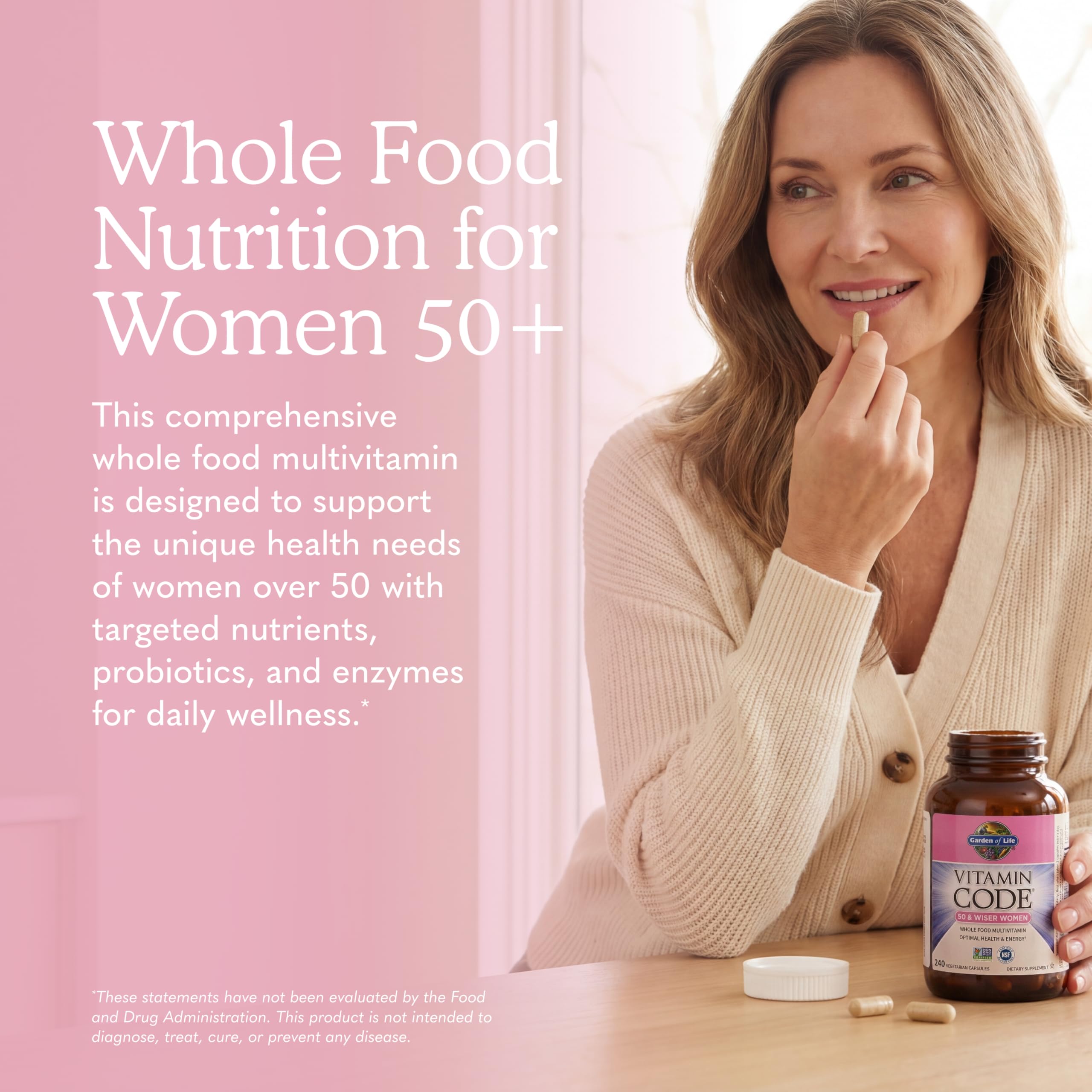 Garden of Life Vitamin Code Women Multivitamin – Whole Food Probiotics

