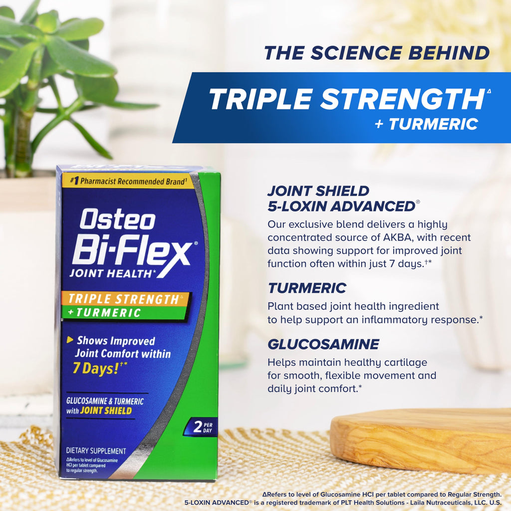 Osteo Bi-Flex Glucosamine Turmeric Joint Supplement

