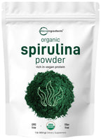 Micro Ingredients Spirulina Powder - Organic Vegan Protein