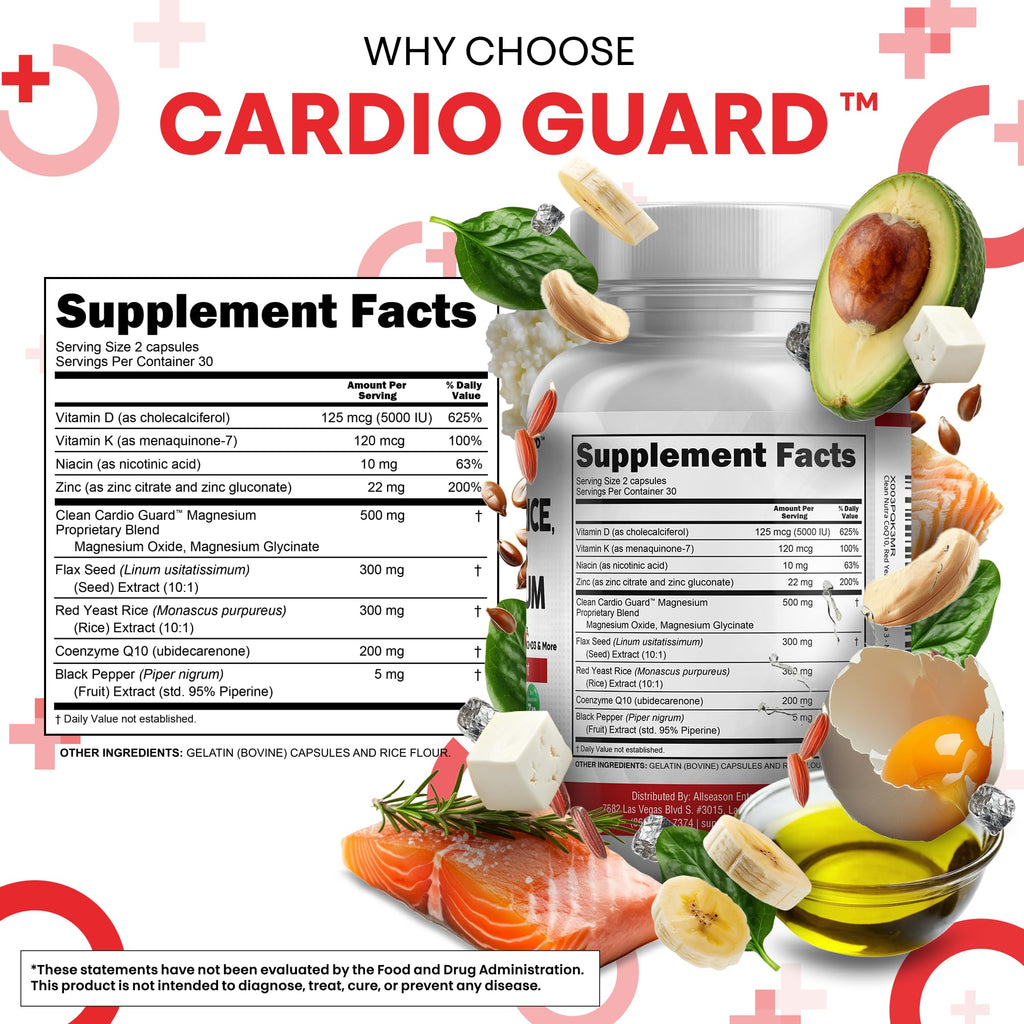 Clean Nutraceuticals CardioGuard Heart Health Supplement

