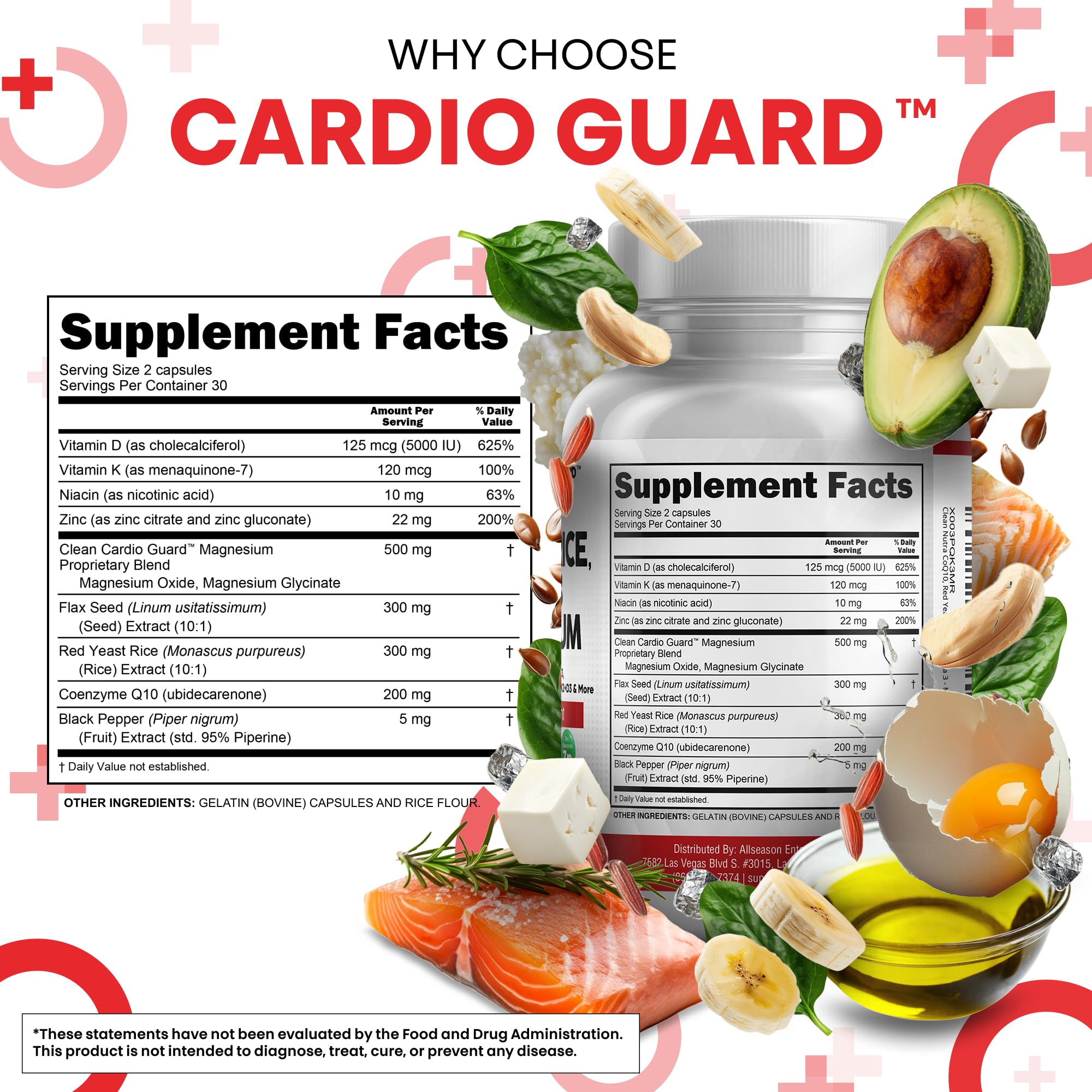 Clean Nutraceuticals CardioGuard Heart Health Supplement

