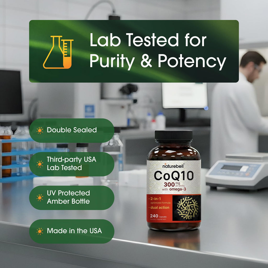 NatureBell CoQ10 Supplement for Heart Health and Energy

