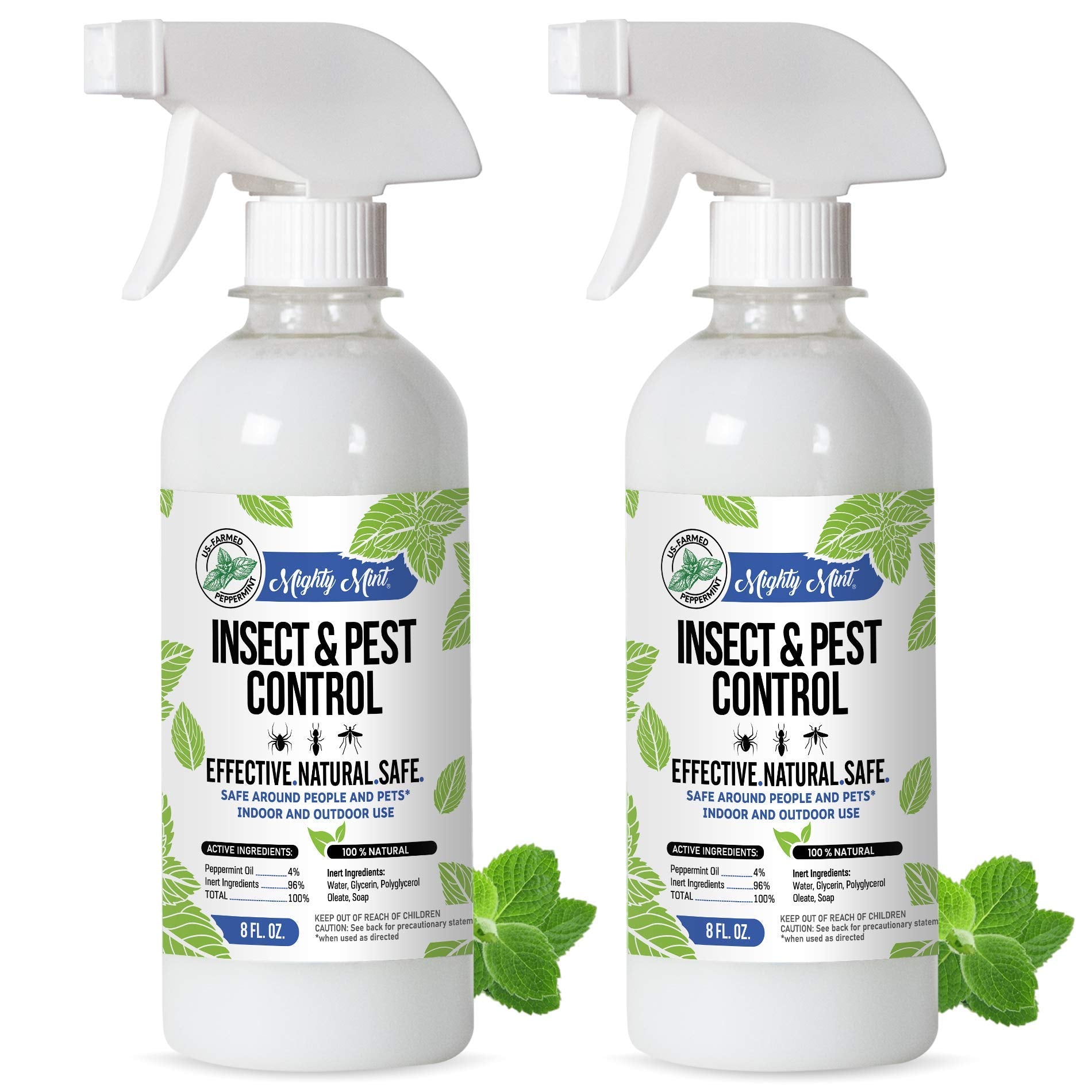 Peppermint Oil Insect Control Spray - Safe & Natural

