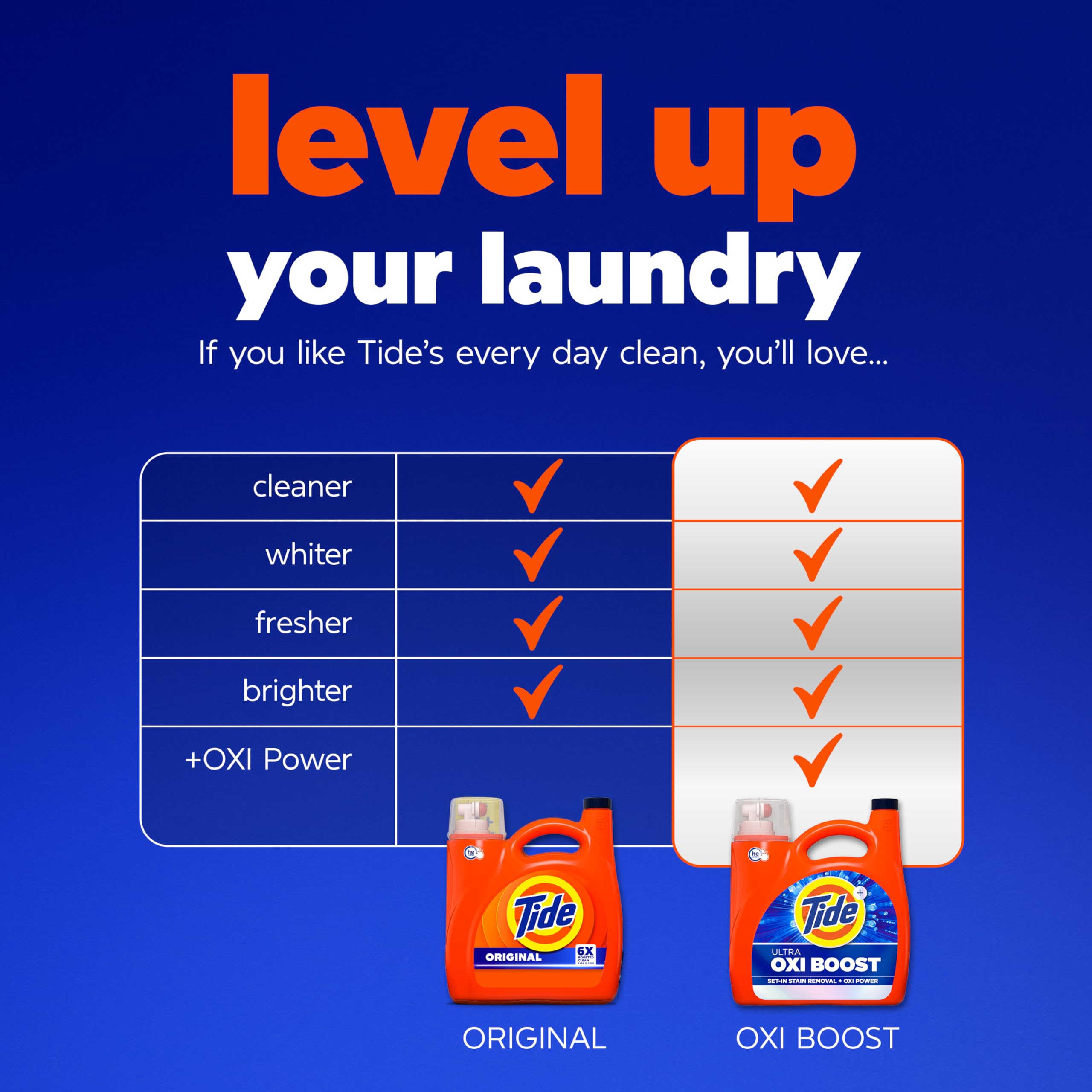 Tide Ultra Oxi Boost Liquid Laundry Detergent

