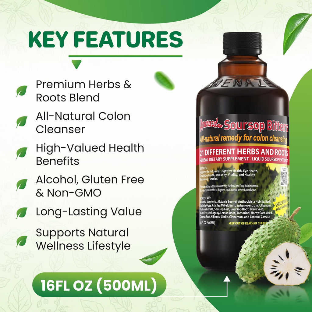 Amenazel Organic Bitters | 16 fl oz

