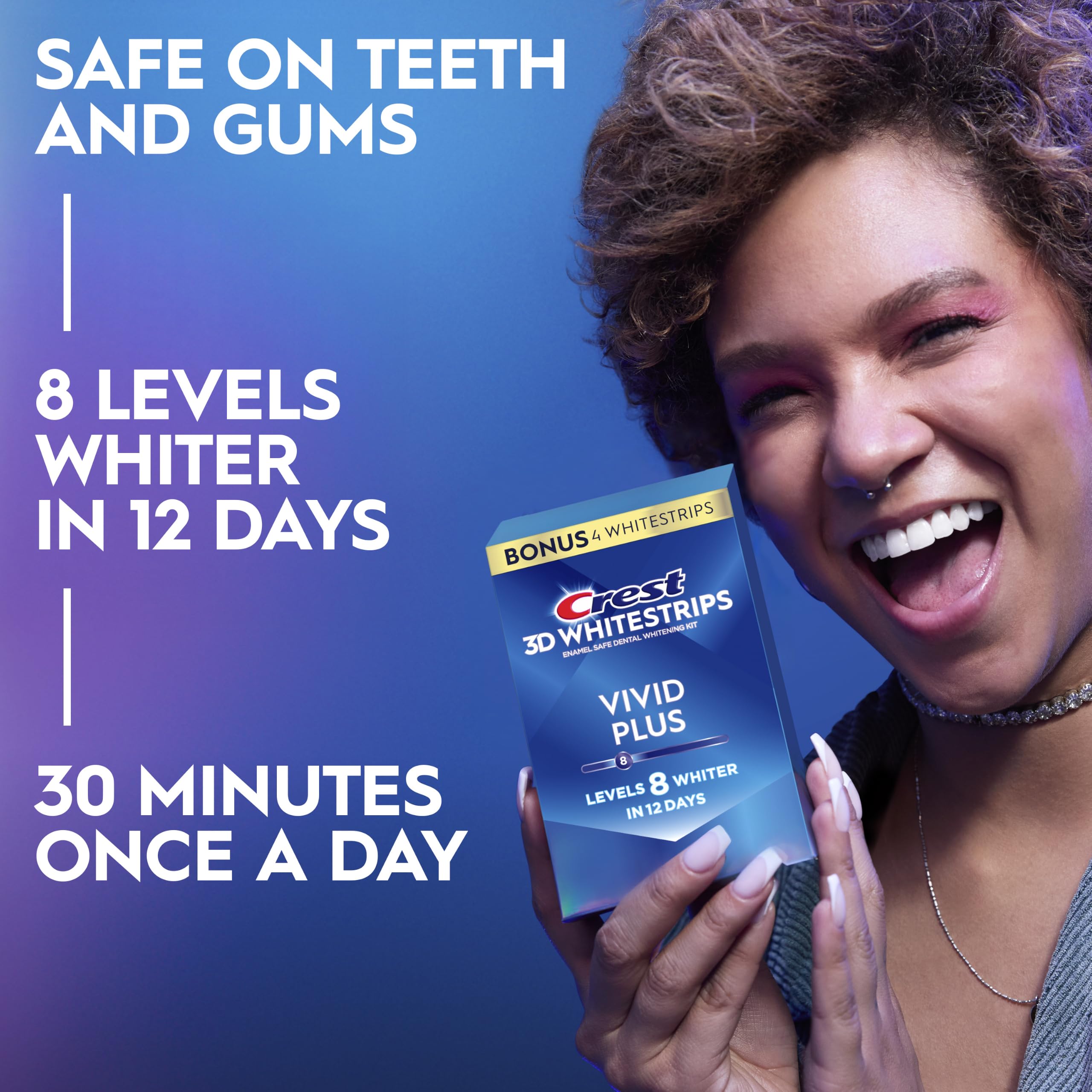 Crest 3D Whitestrips Vivid Plus Whitening Kit

