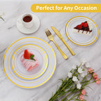 Goodluck Heavy-Duty Disposable Plastic Plates

