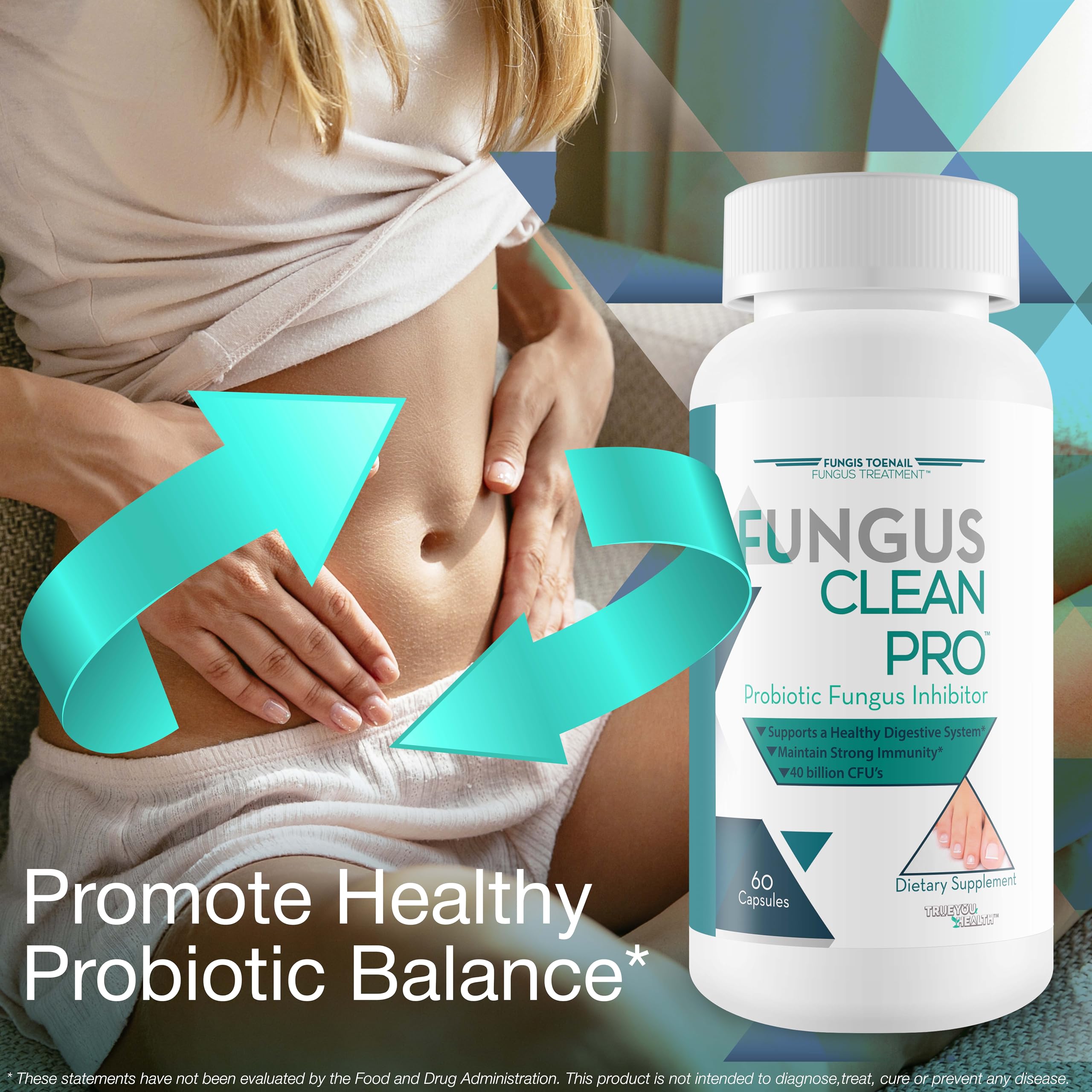 Fungus Clean Pro Multi-Strain Probiotic Defense

