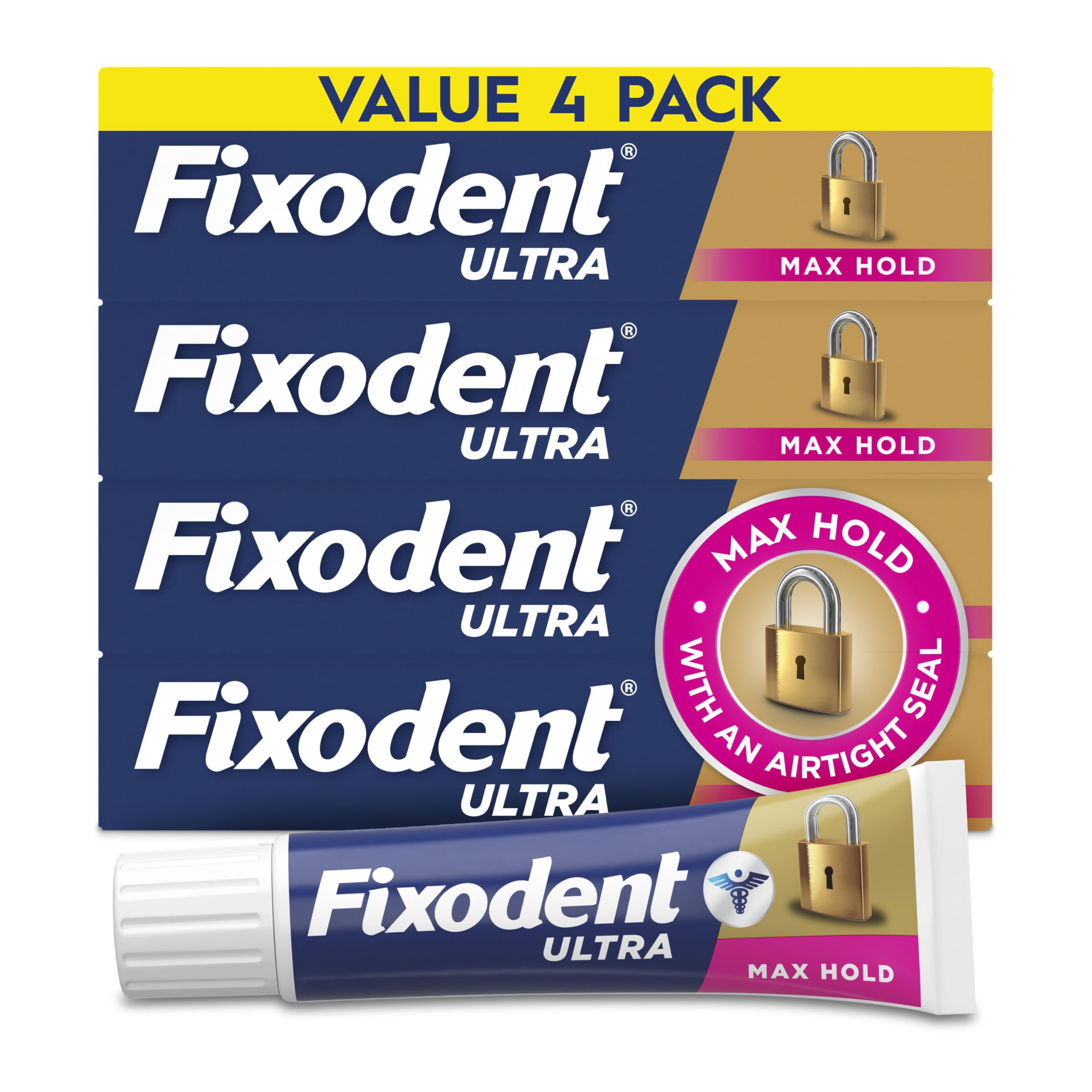 Fixodent Ultra Max Hold Denture Adhesive Cream

