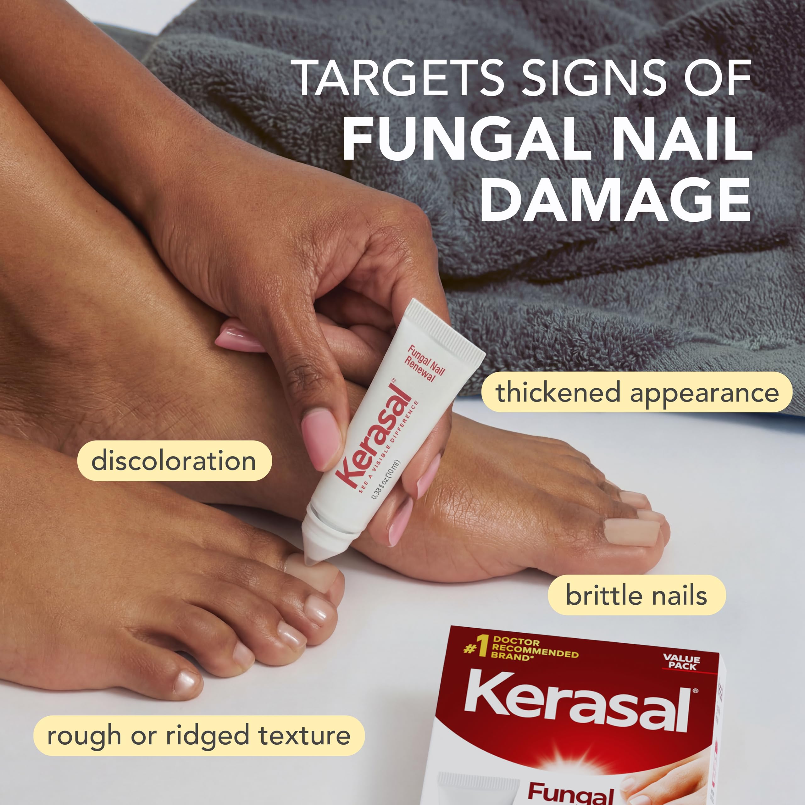 Kerasal Nail Renewal Restorative Nail Repair | Damaged Nails

