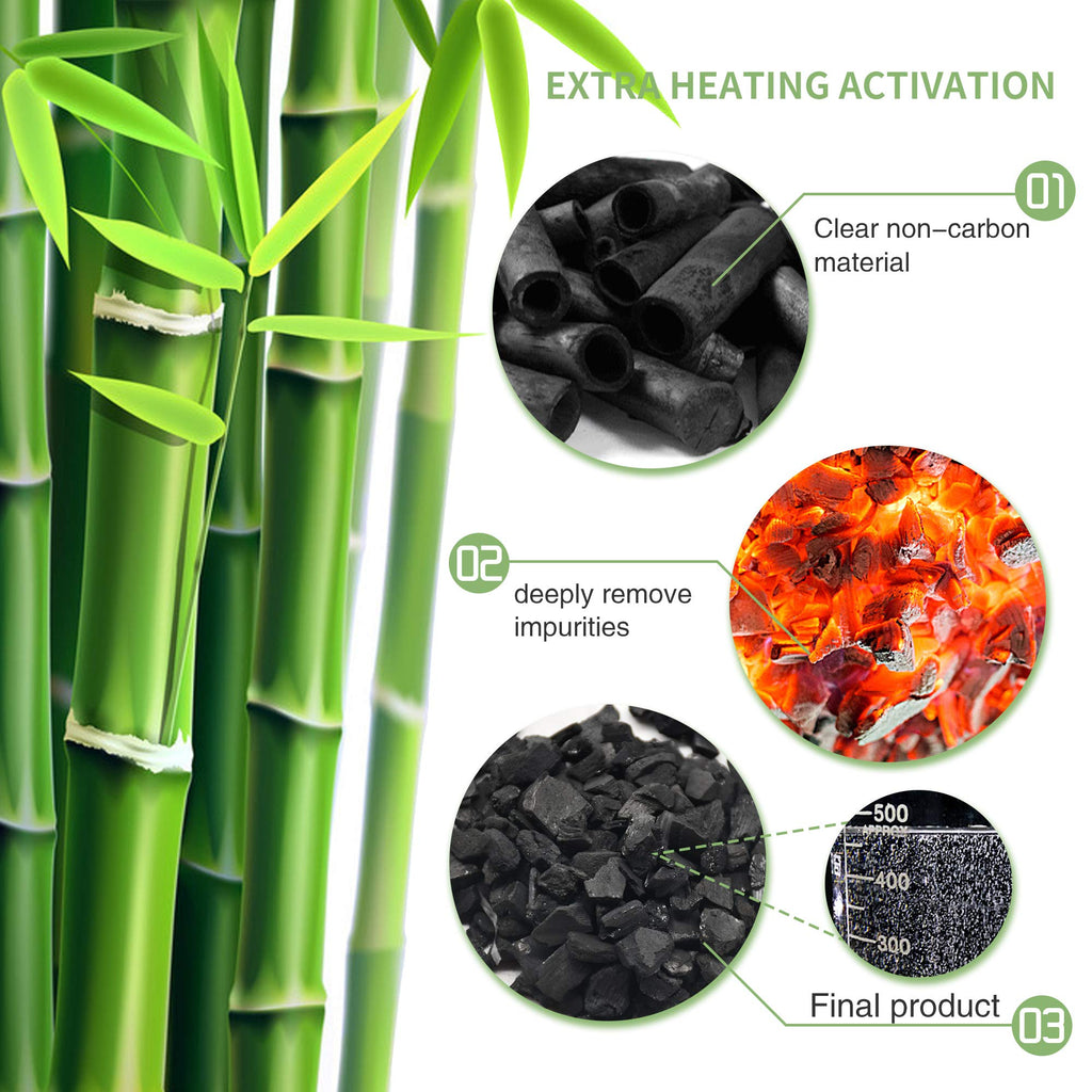 Bamboo Activated Charcoal Air Purifying Bags Odor Absorber

