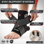 Sleeve Stars Ankle Brace for Men & Women| Adjustable Support

