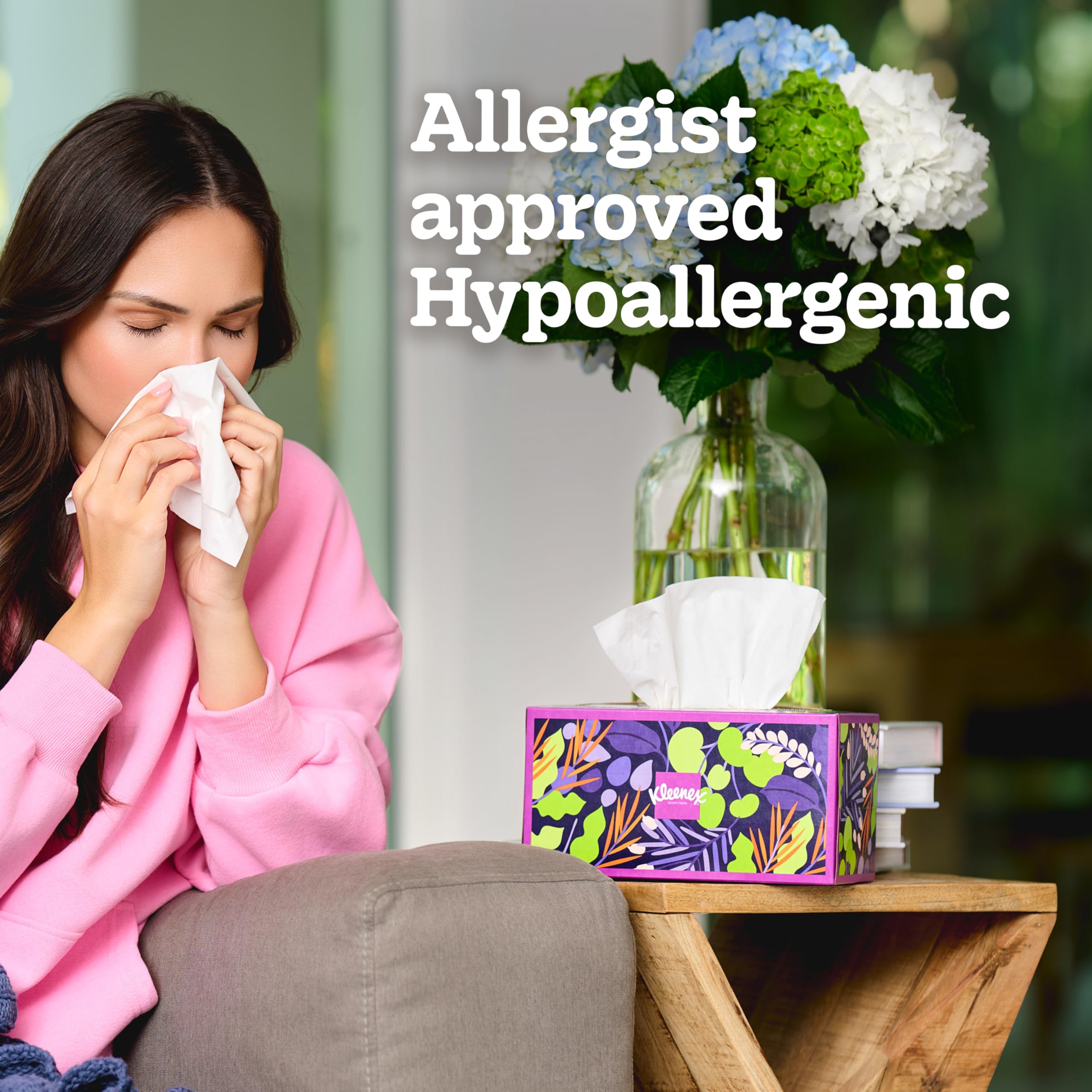 Kleenex Ultra Soft Facial Tissues - Gentle & Hypoallergenic

