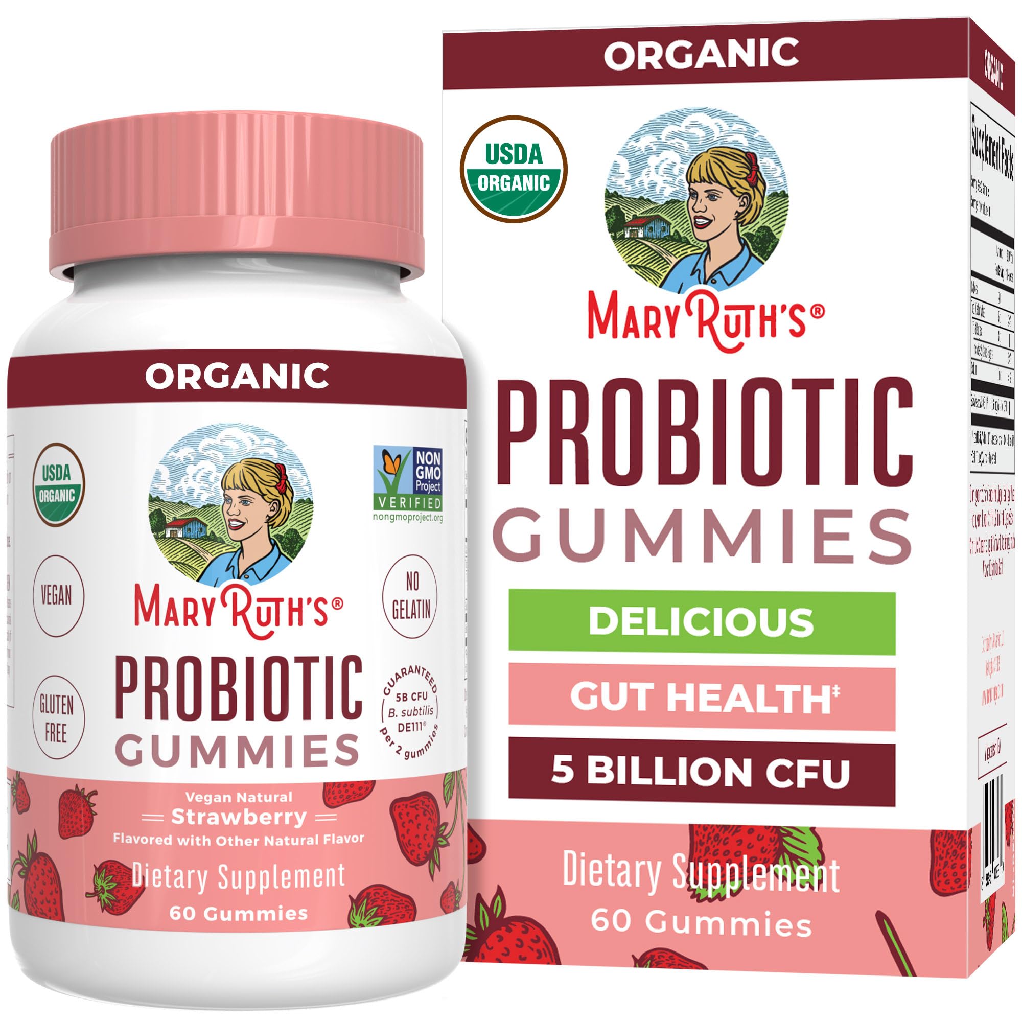 MaryRuth's Probiotic Gummies for Gut Health

