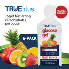 TRUEplus Glucose Gel Pouch – Fast-Acting Carbs, Gluten Free

