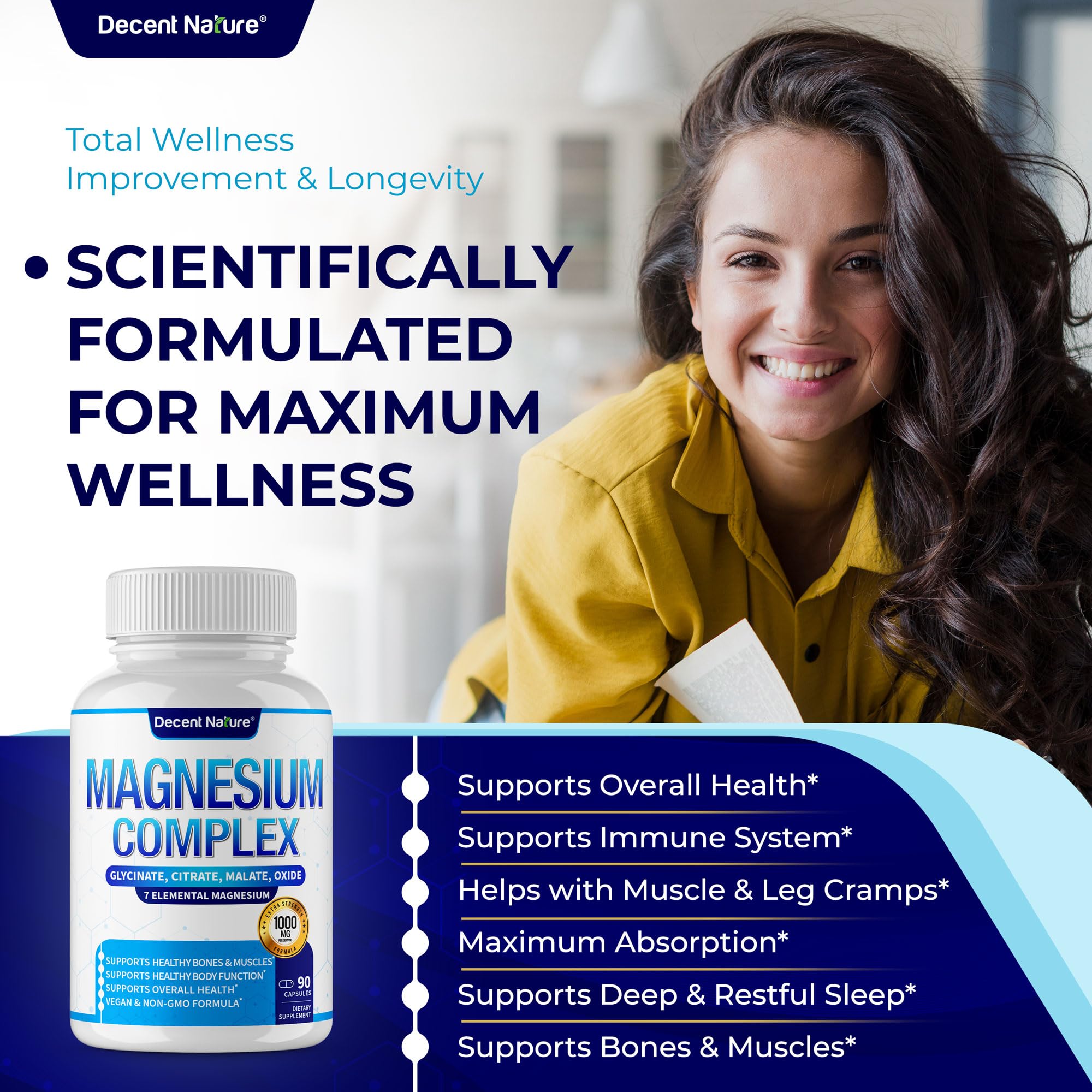 Decent Nature Magnesium Complex - Full-Spectrum Magnesium

