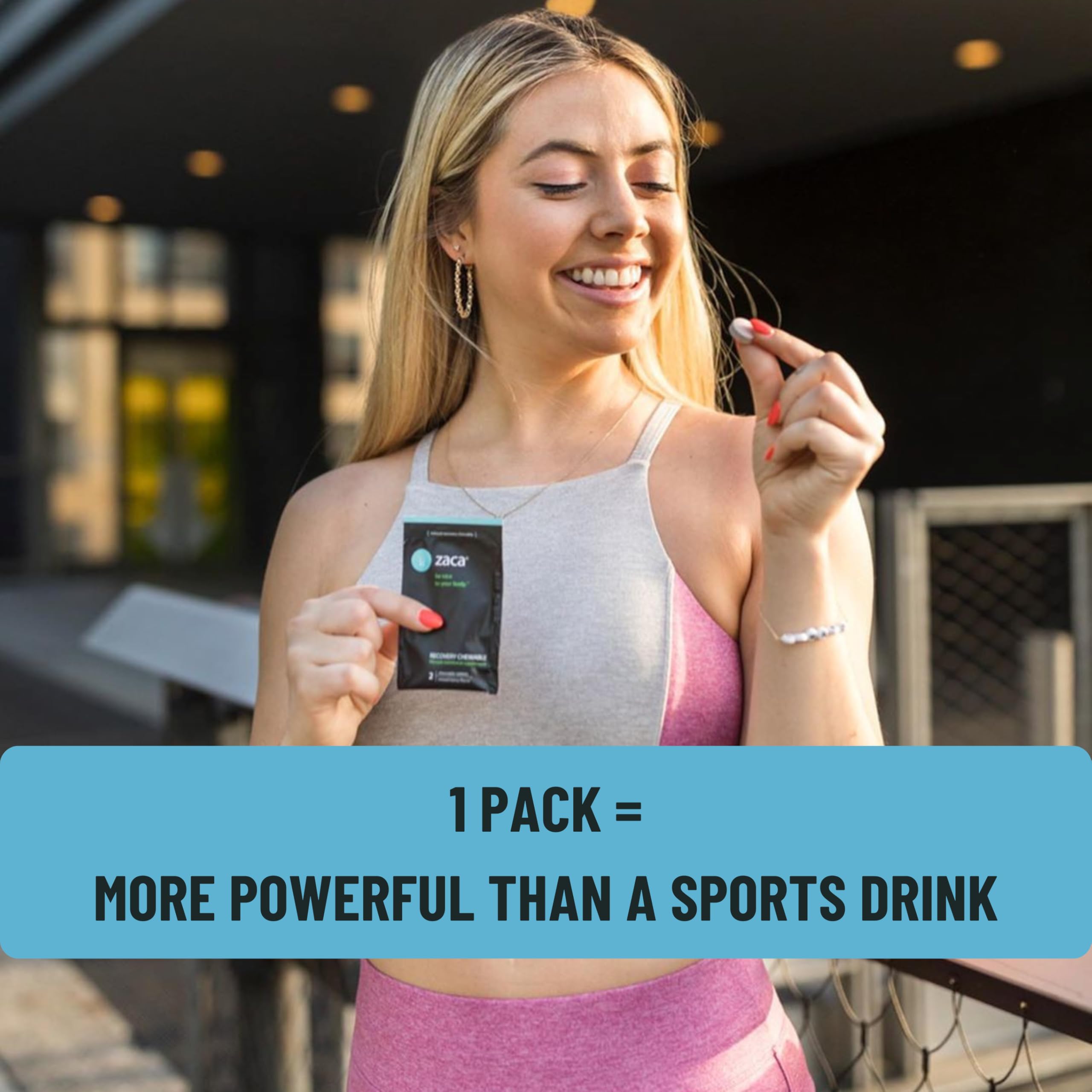 Zaca Recovery Chewable Supplement | Hydrate and Revive


