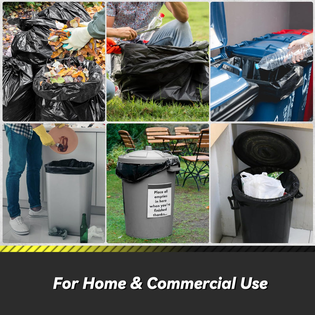 Sturdy Commercial Trash Bags | Heavy-Duty Liners

