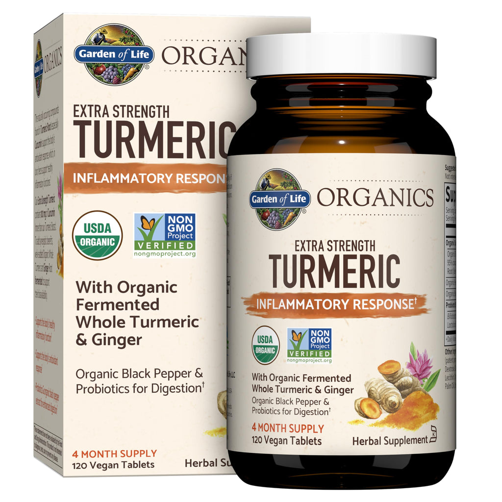 Garden of Life Organic Turmeric with Probiotics – Supplement

