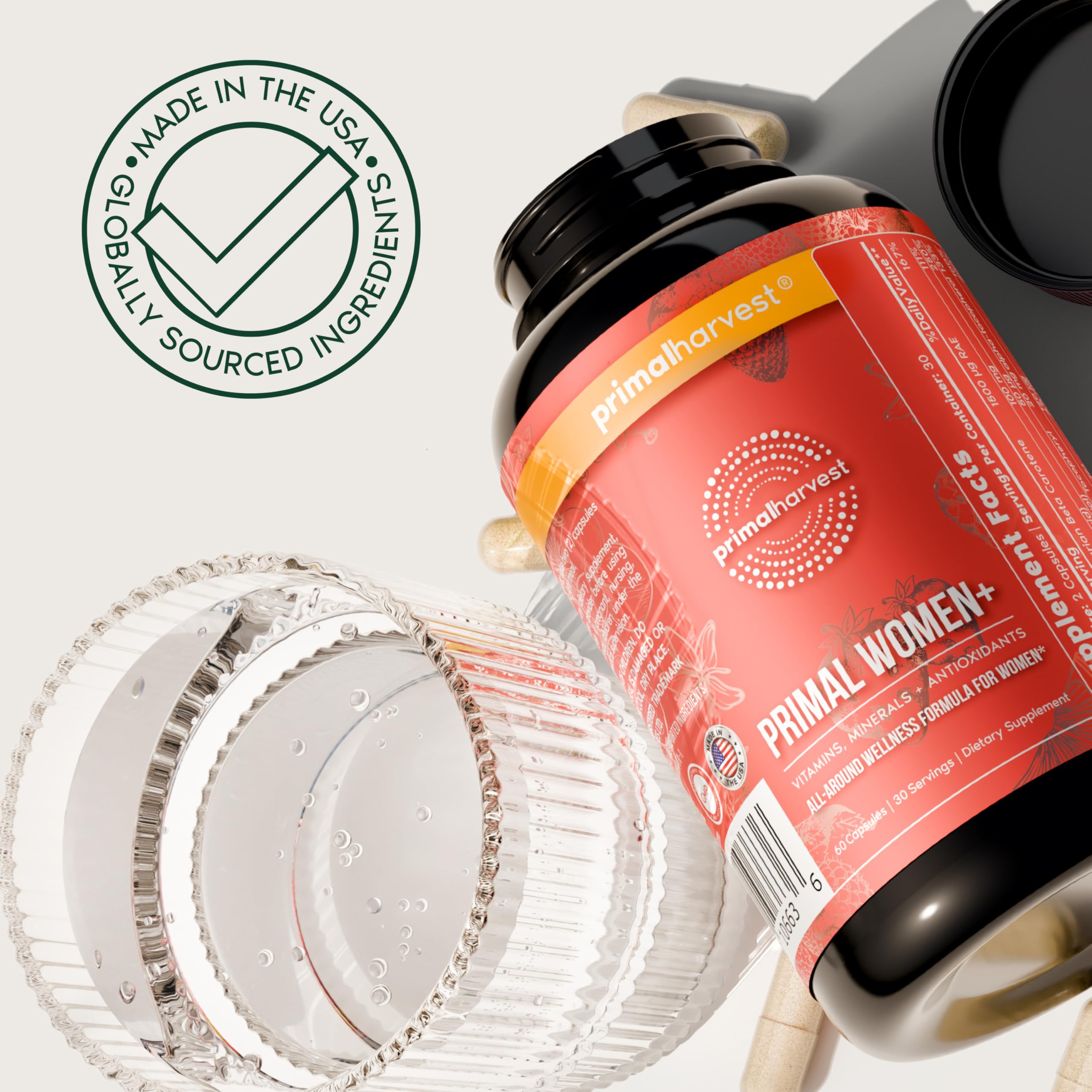 Primal Harvest Women+ Multivitamin for Daily Wellness

