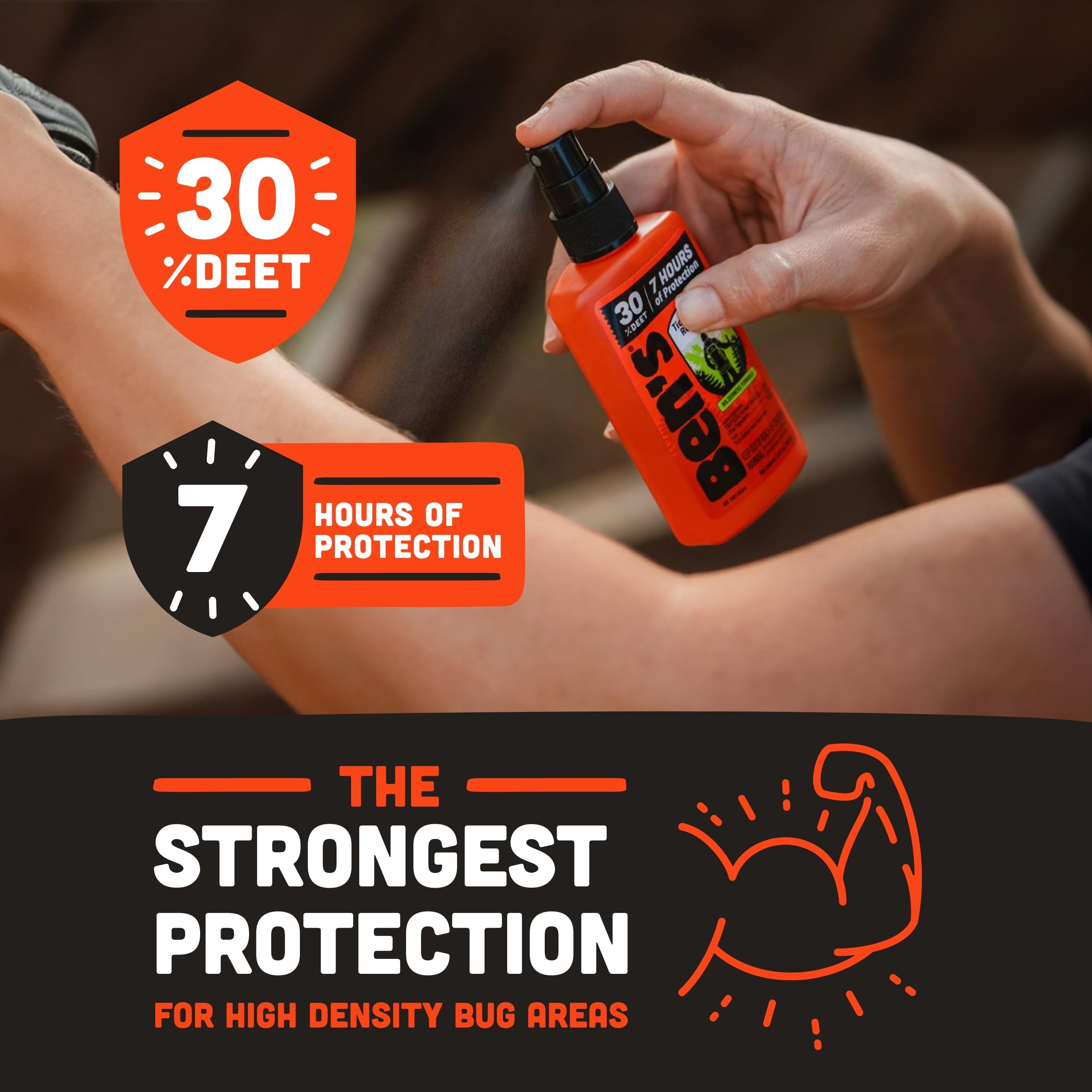 Ben's Tick & Insect Repellent 30% DEET | Fragrance-Free Bug Spray

