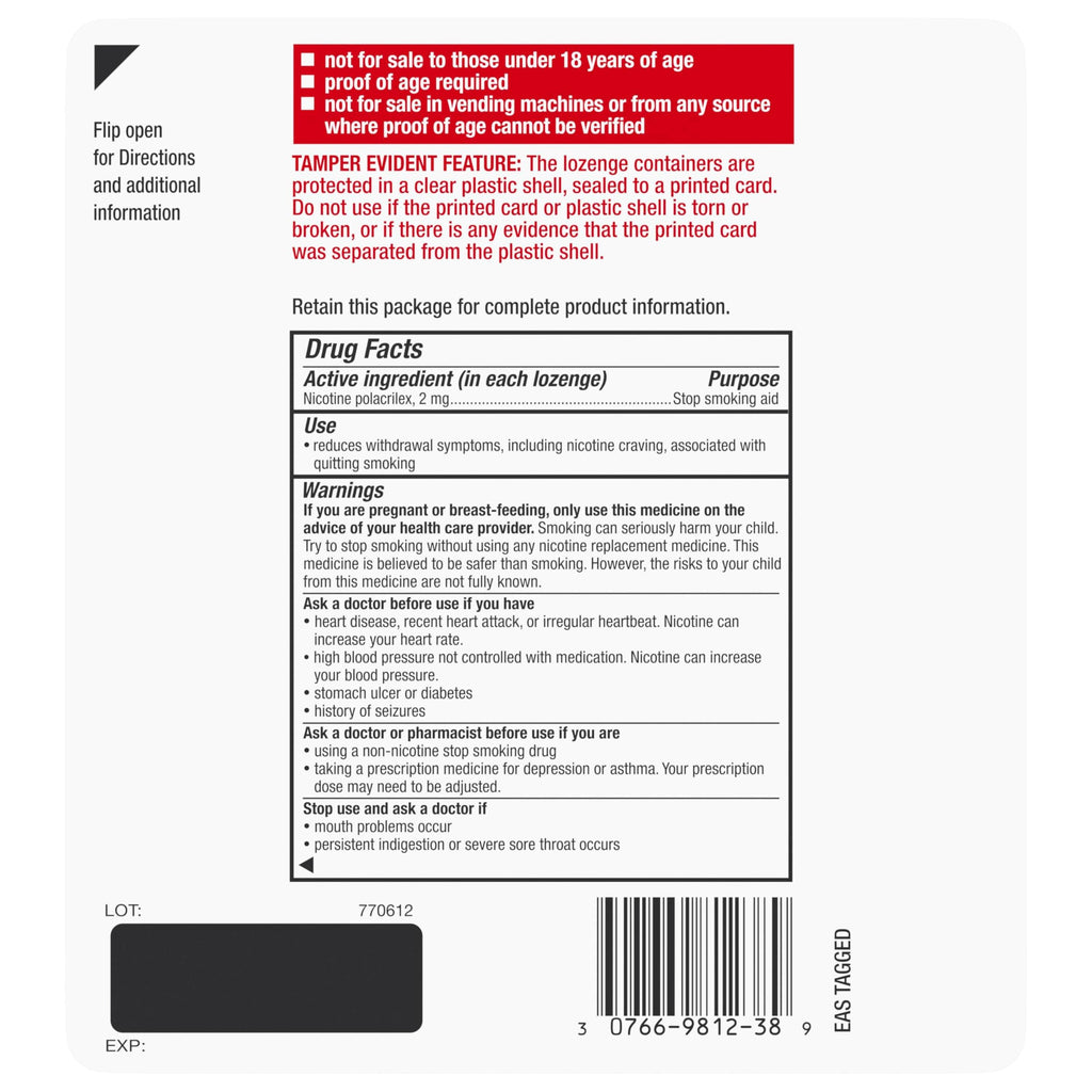 Nicorette 2 mg Ice Mint Coated Lozenges

