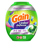Gain Flings Odor Defense Pacs with Febreze Oxi HE 3in1

