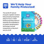 NATPAT BuzzPatch Mosquito Patch Stickers for Kids


